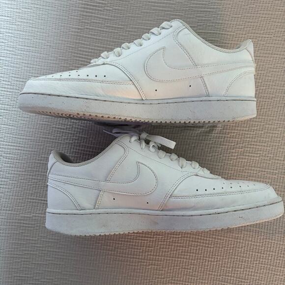 Nike Other - Nike Air Force 1 Low white leather sneakers men size 9 streetwear minimalist